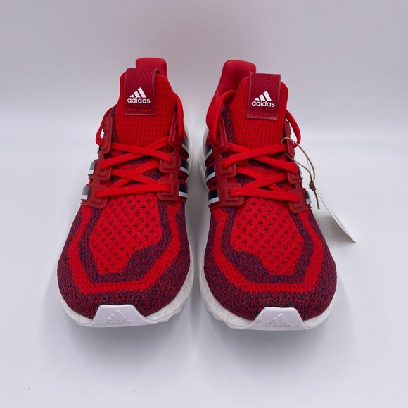 Adidas Ultraboost 2.0 DNA X PE Red Mens Shoes - Picture 3 of 8